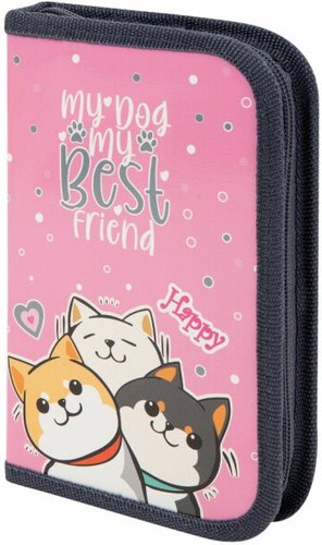 Пенал Пифагор 272240 (розовый)