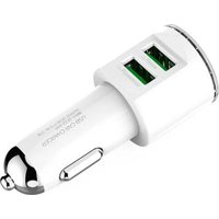 Автомобильное зарядное LDNIO DL-C29 Lightning (белый)