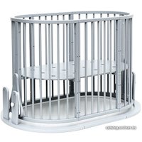 Кроватка-трансформер Bambini М.01.10.14 (с маятником, серый)