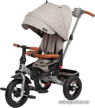 Детский велосипед Moby Kids Leader 360° 12x10 AIR (серый)