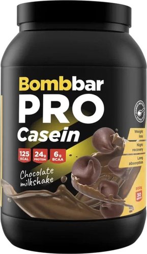 Казеин Bombbar Pro Casein (900 г, шоколадный милкшейк)