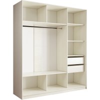 Шкаф-купе Евва 233 ВS.02 АЭП ШК.3 01 (бодега/хром)