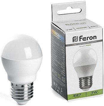 

Светодиодная лампочка Feron LB-3095 7 Вт E27 4000 К 41385