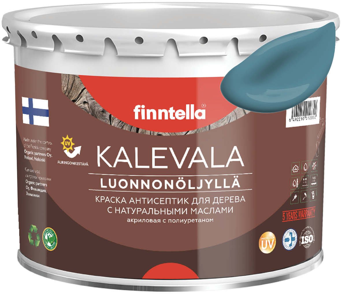 

Краска Finntella Kalevala Enkeli F-13-1-3-FL012 2.7 л (бирюзовый)