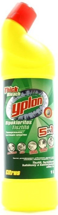 

Средство для ванных комнат Yplon Thick Bleach 5 в 1 Цитрусовый Концентрированный 1 л
