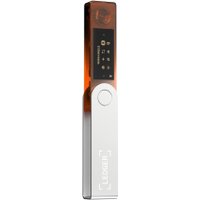 Аппаратный криптокошелек Ledger Nano X (оранжевый/прозрачный)