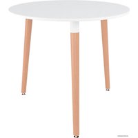 Кухонный стол LoftyHome Oak-80 VC4005-80-W (белый)