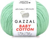 Baby cotton 3433 50 г 165 м (зеленый)