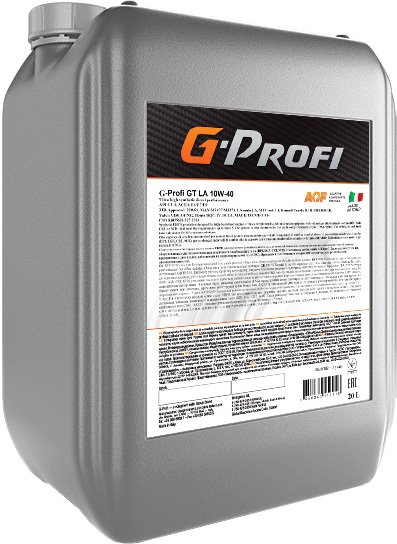 

Моторное масло G-Energy G-Profi GT LA 10W-40 20л