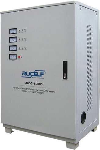 

Стабилизатор напряжения Rucelf SDV-3-60000