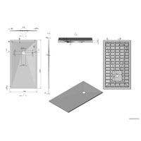 Душевой поддон Vincea VST-4SR9016W 160x90