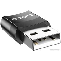 Адаптер Hoco UA17 USB Type-C - USB Type-A (черный)