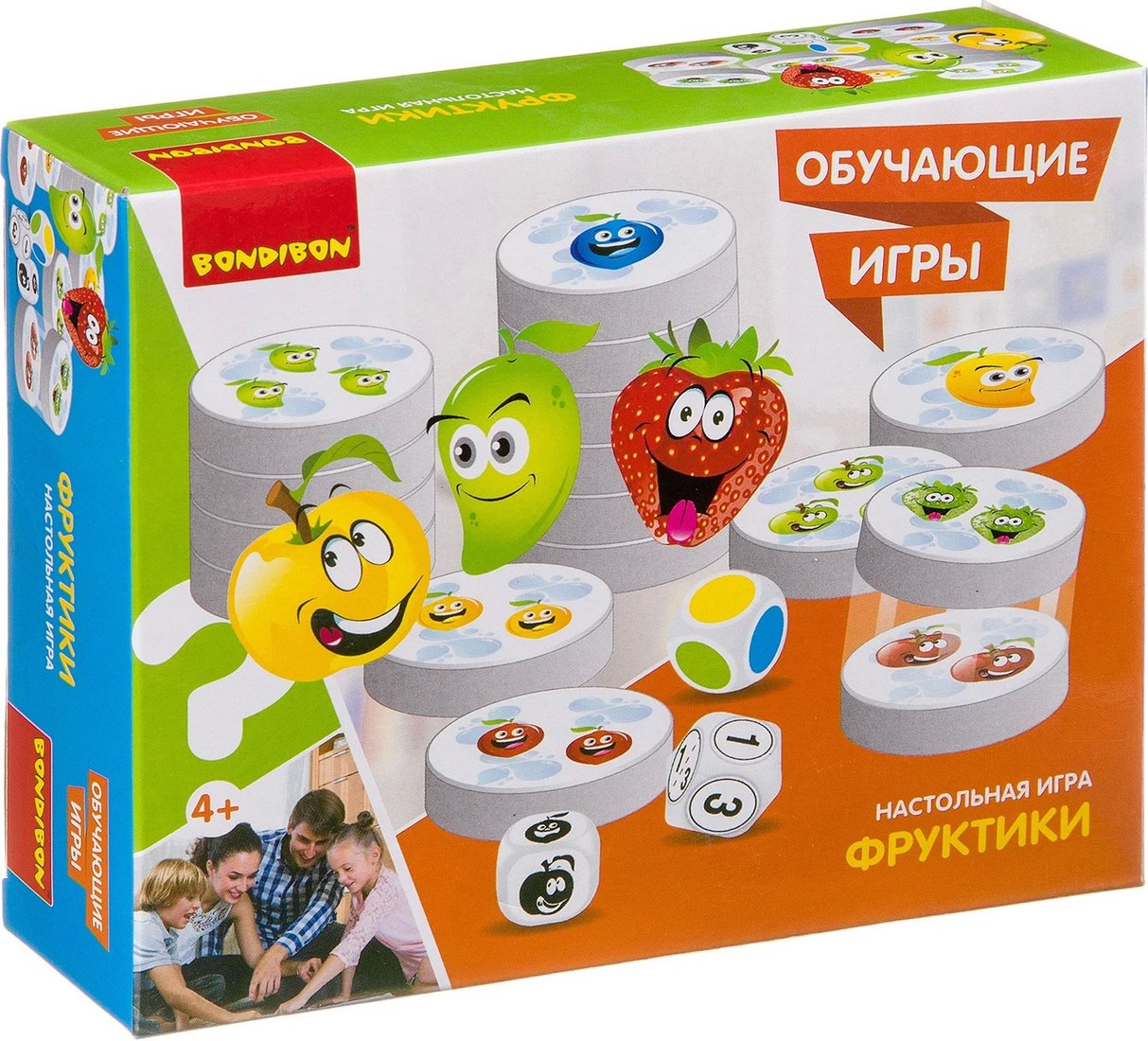 

Развивающая игра Bondibon Фруктики ВВ3446
