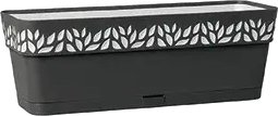 

Вазон Stefanplast 94403 (графитовый/серый)