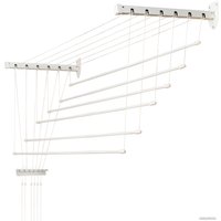 Сушилка для белья Comfort Alumin Лифт универсальное крепление 6x160см (сталь/белый)