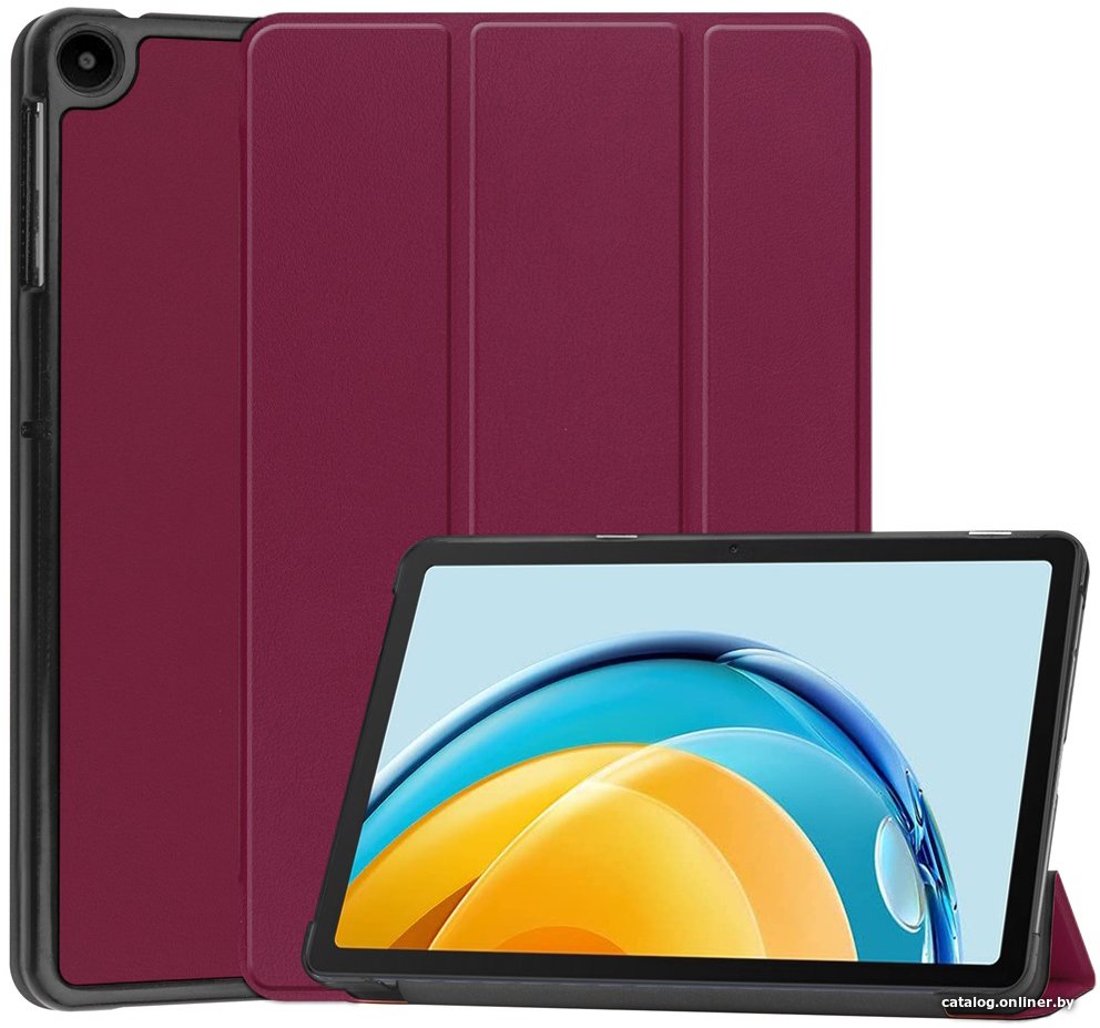 Чехол JFK Smart Case для Huawei MatePad SE 10.4 (бордовый)