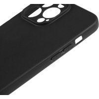 Чехол для телефона BoraSCO Silicone Case для Apple iPhone 15 Pro Max 72415 (черный)