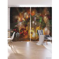 Комплект штор JoyArty Огненный сувенир Oxford DeLux 1.7x2.65 м (2 шт)