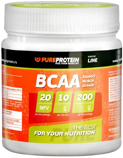 

BCAA Pureprotein BCAA (200г, лимон)