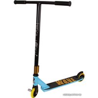 Трюковый самокат Explore Wave Classic (черный/голубой)