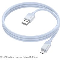 Кабель Borofone BX107 USB Type-A - microUSB (1 м, голубой)