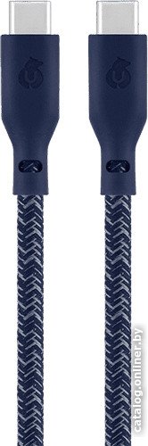 Кабель uBear Trend USB Type-C - USB Type-C DC19DB24TR-CC (2.4 м, синий)