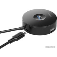 USB-хаб  Baseus Round Box 4-in-1 CAHUB-U01