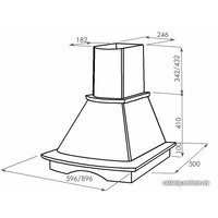 Кухонная вытяжка ZorG Tempo 60 (750 куб. м/ч)