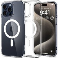 Чехол для телефона Spigen Ultra Hybrid (MagFit) для iPhone 15 Pro Max ACS06576 (белый)