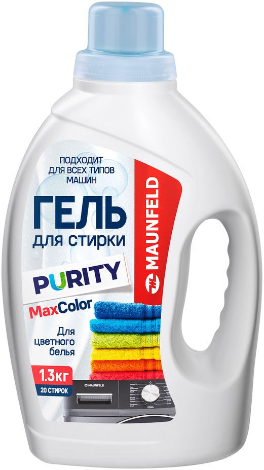 

Гель для стирки MAUNFELD Purity Max Color 1.3 кг