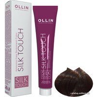 Крем-краска для волос Ollin Professional Silk Touch 6/1 темно-русый пепельный