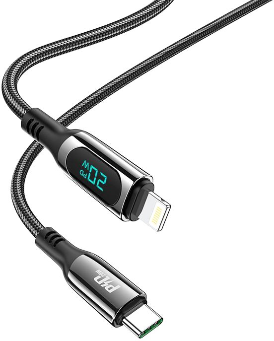 

Кабель Hoco S51 USB Type-C - Lightning (1.2 м, черный)