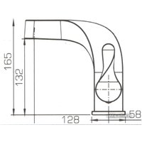 Смеситель Bravat Wave F174108C