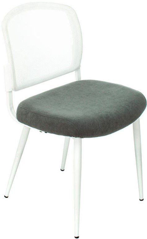 

Стул Бюрократ KF-8W (серый/белый)