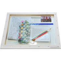 Картина по номерам Белоснежка Городок на побережье Коста-Брава 800-ASV