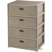 Комод Эльфпласт Elegance 443 (коричневый)