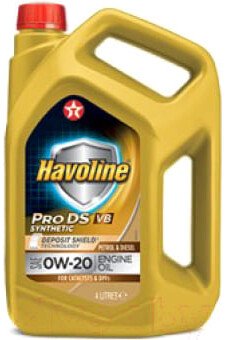 

Моторное масло Texaco Havoline ProDS VB SAE 0W-20 4л