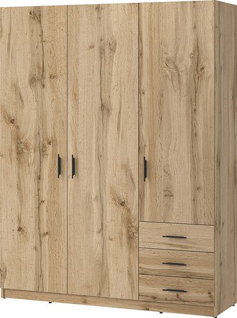Шкаф распашной Involux Престон 226H062 (дуб натюрель)