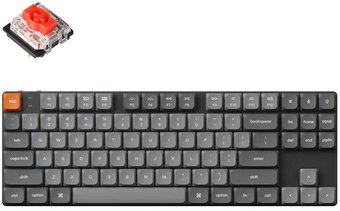 Клавиатура Keychron K1 Max RGB K1M-B1 (Gateron Low Profile Red 2.0, нет кириллицы)