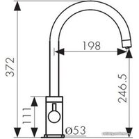 Смеситель Kaiser Merkur 26744-3 (бронзовый)