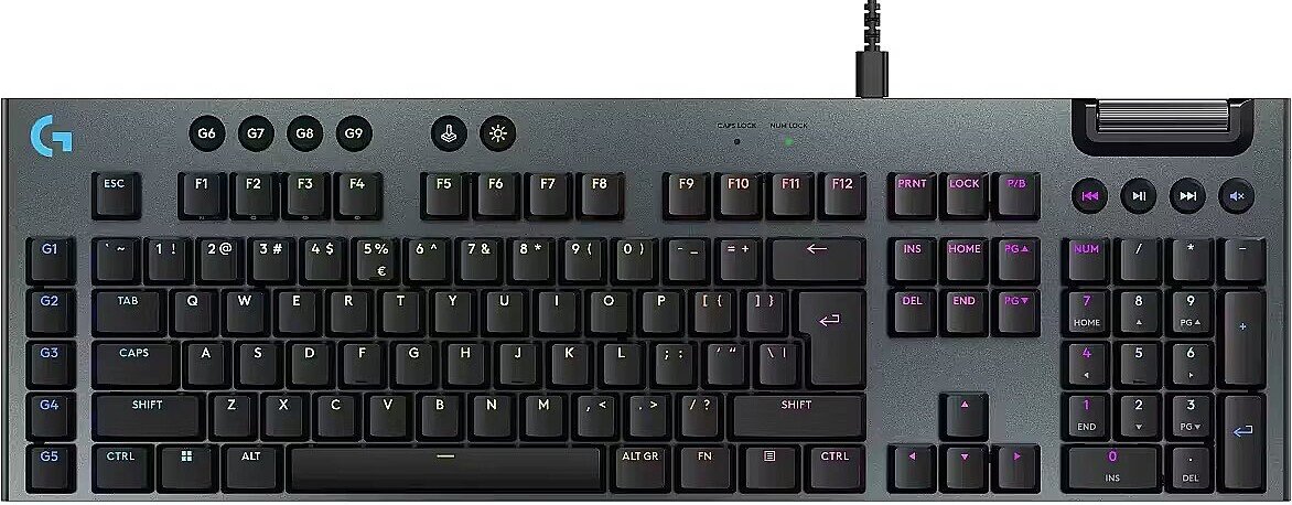 Клавиатура Logitech G915 X GL Tactile 920-012942 (черный, нет кириллицы)