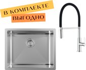 DER 100 L + cмеситель AquaSanita 7003 002 steel