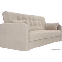 Диван Лига диванов Надежда 103070 (велюр, бежевый)
