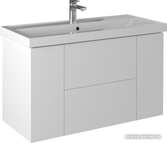 Briz Тумба с умывальником Риччи 100 Фостер 360 03-20100-06 00 БЕЛ