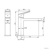 Смеситель Wellsee ICON! for life 182301000 (хром)