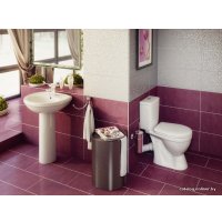 Унитаз напольный Rosa Лира белый