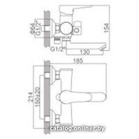 Смеситель Loffrey LF83112W (белый)