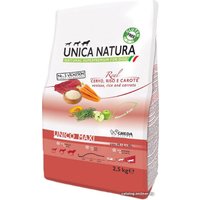 Сухой корм для собак Unica Natura Unico Maxi с олениной, рисом и морковью 2.5 кг