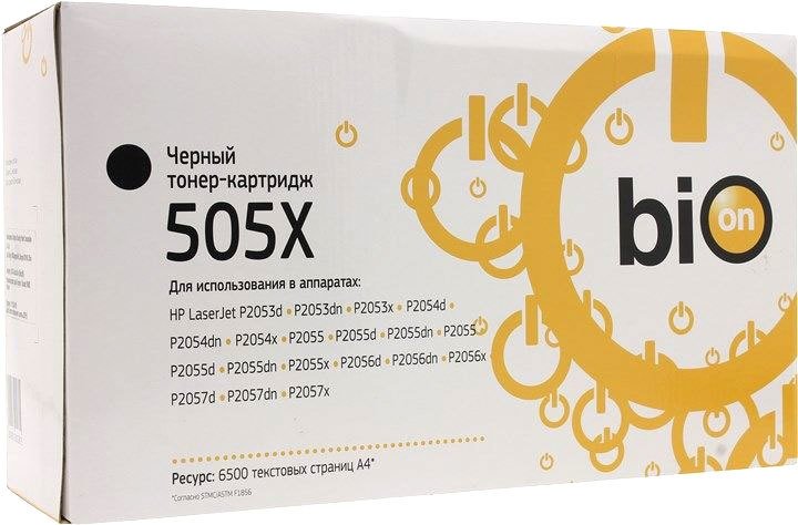 

Картридж Bion CE505X (аналог HP 05Х (CE505X))