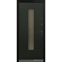 Металлическая дверь Стальная Линия Форт для дома (серый графит/серый графит)